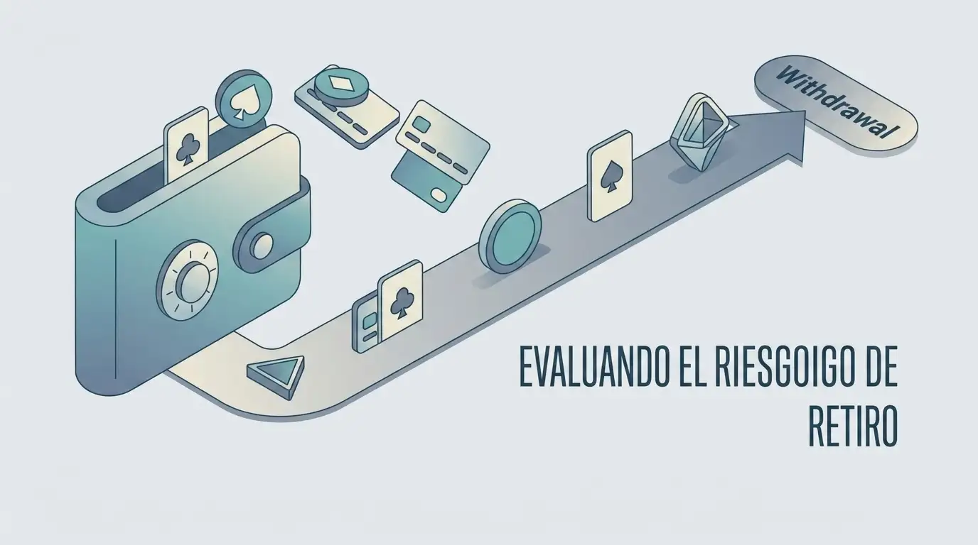 Ilustración editorial sobre retiros de gibson casino: métodos, límites y señales de riesgo